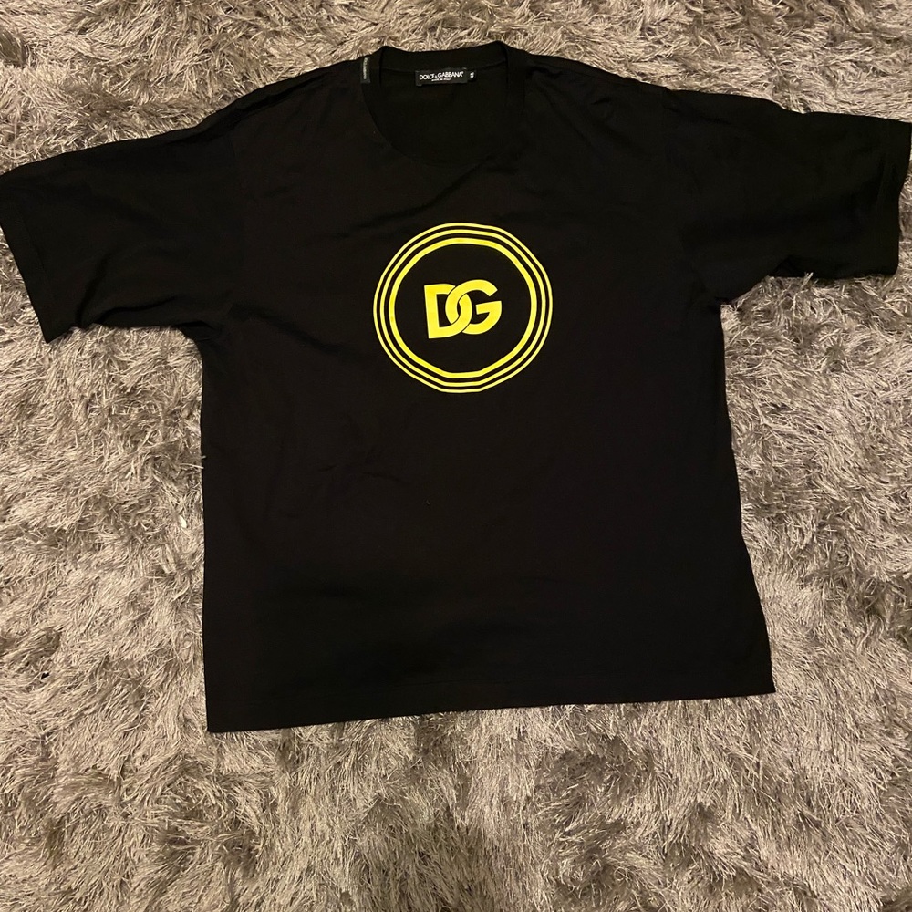 Cotton T-shirt with DG logo print worn twice